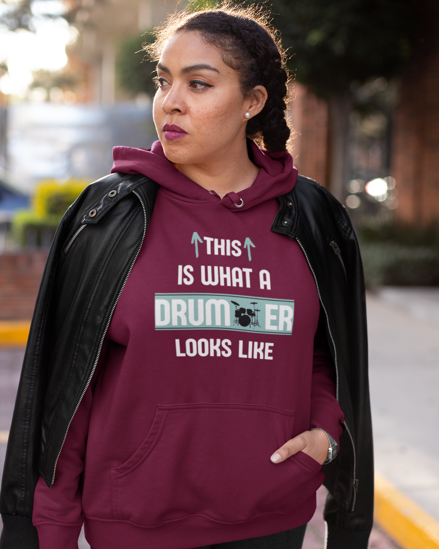 This is what a Drummer looks like | Men's Hoodie