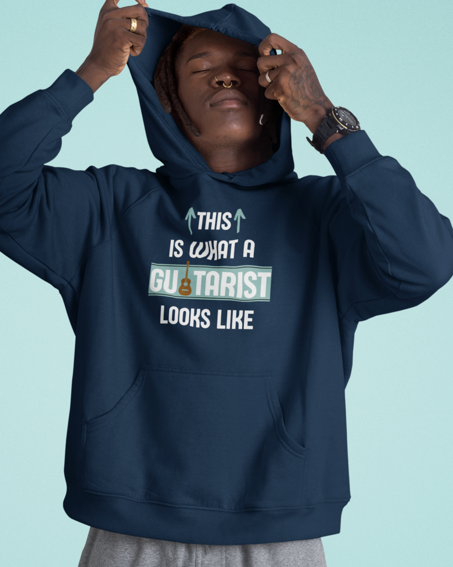 This is what a Guitarist looks like | Men's Hoodie