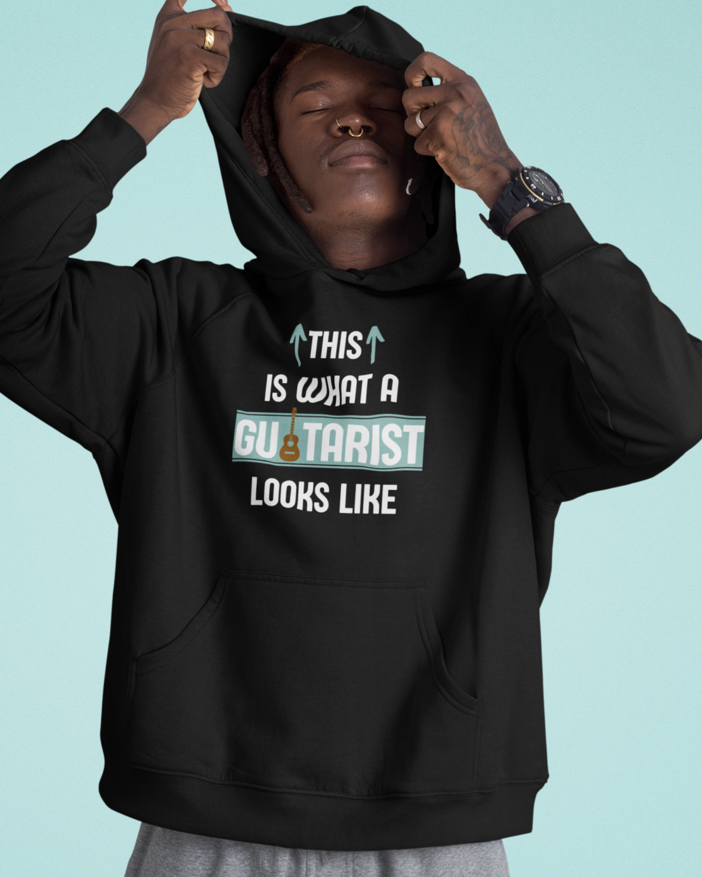 This is what a Guitarist looks like | Men's Hoodie