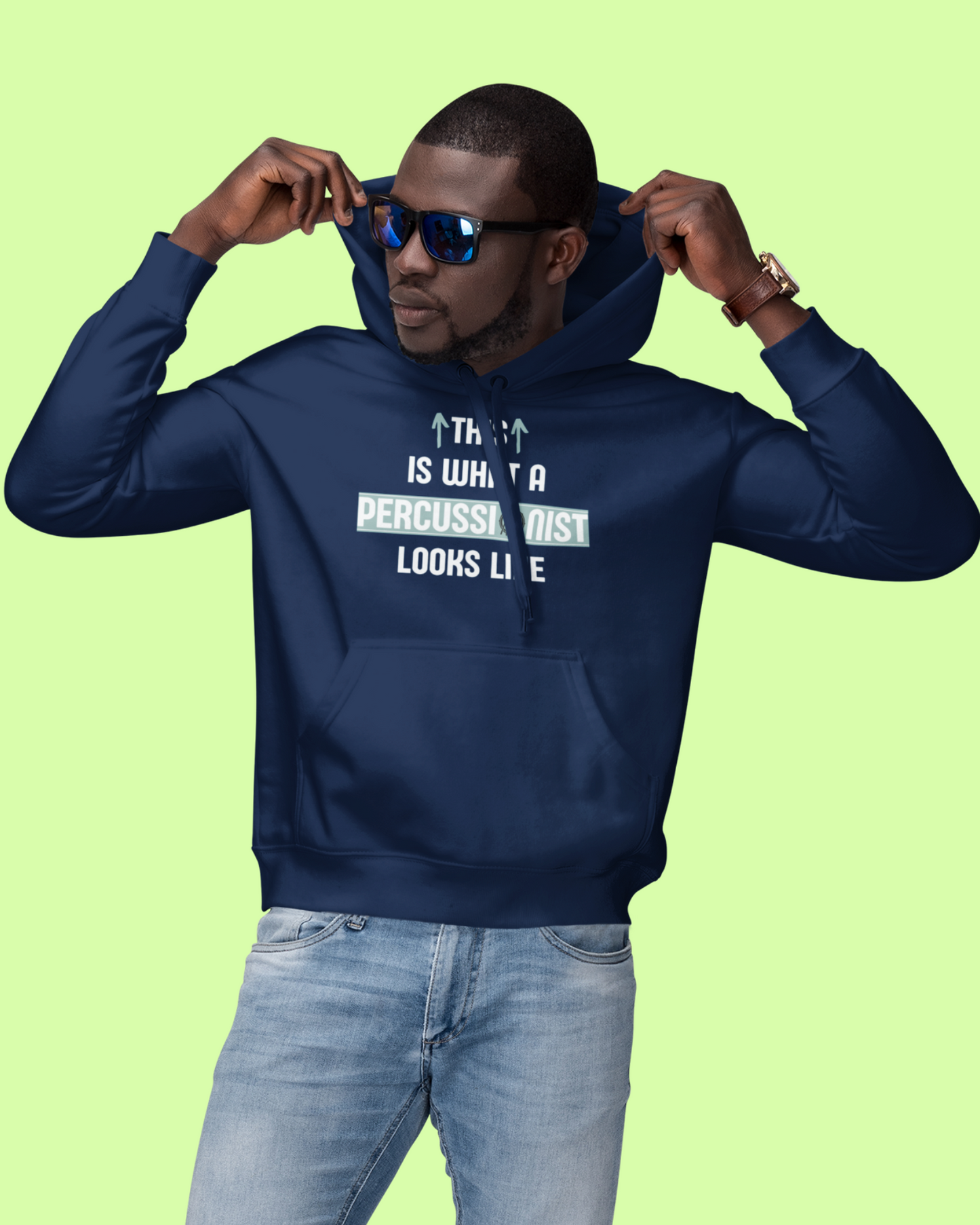 This is what a Percussionist looks like | Men's Hoodie