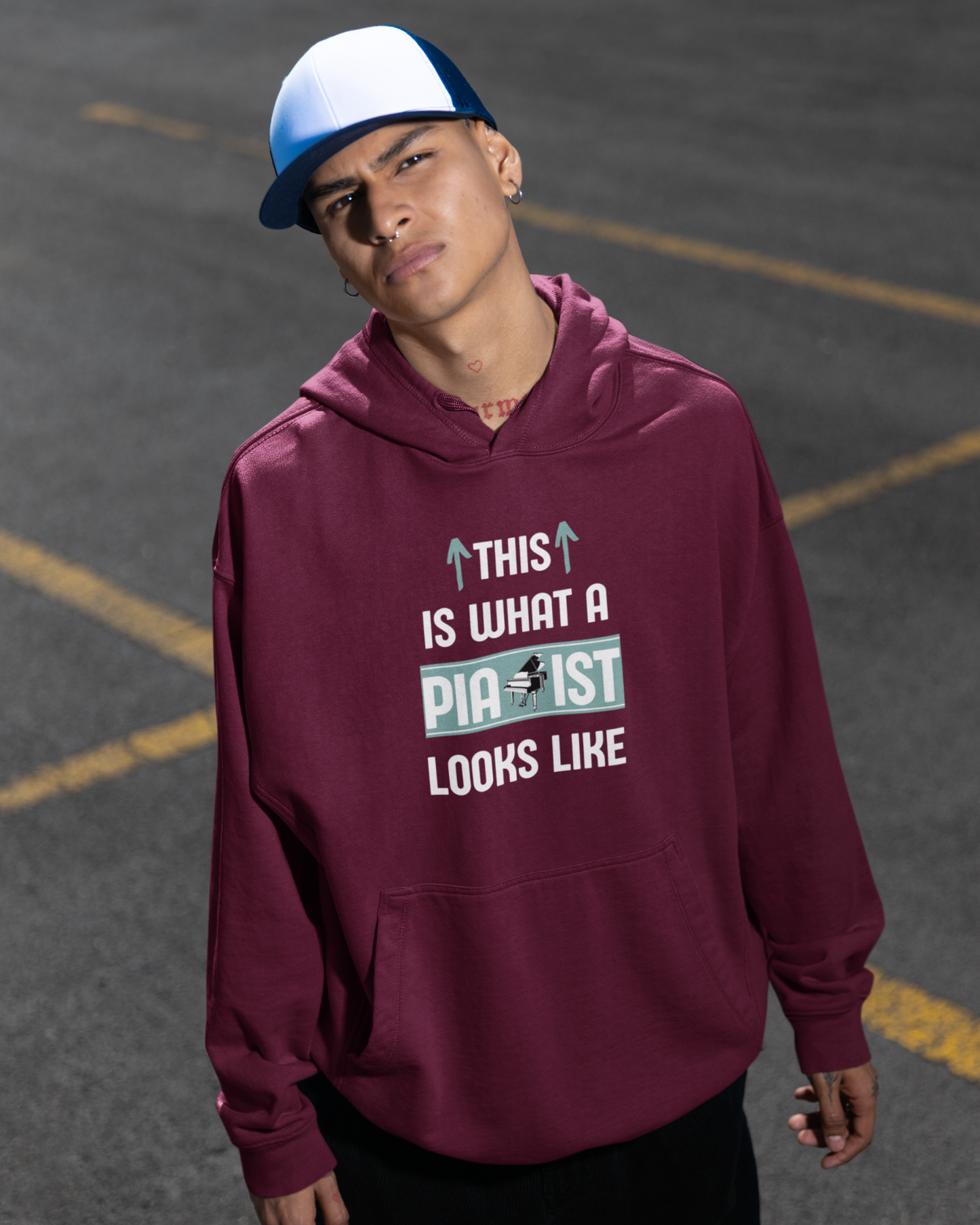 This is what a Pianist looks like | Men's Hoodie