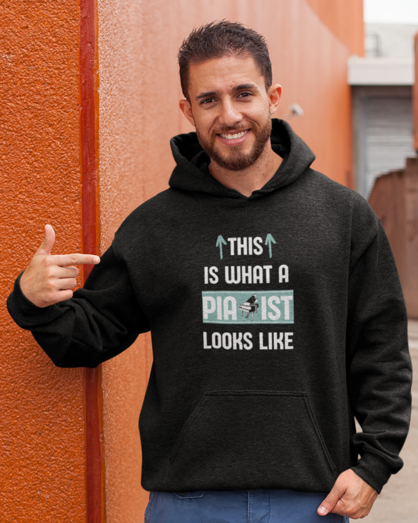 This is what a Pianist looks like | Men's Hoodie