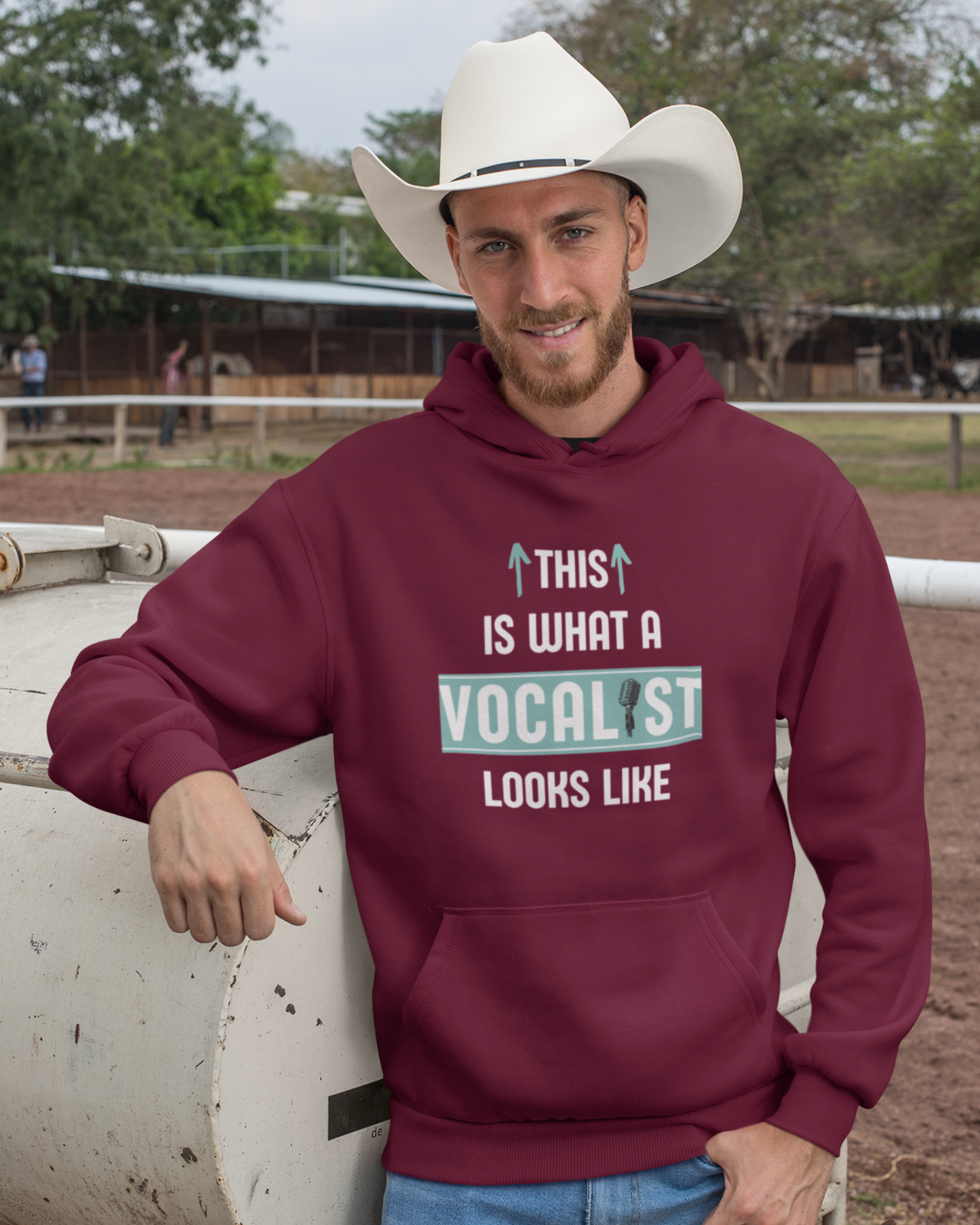 This is what a Vocalist looks like | Men's Hoodie