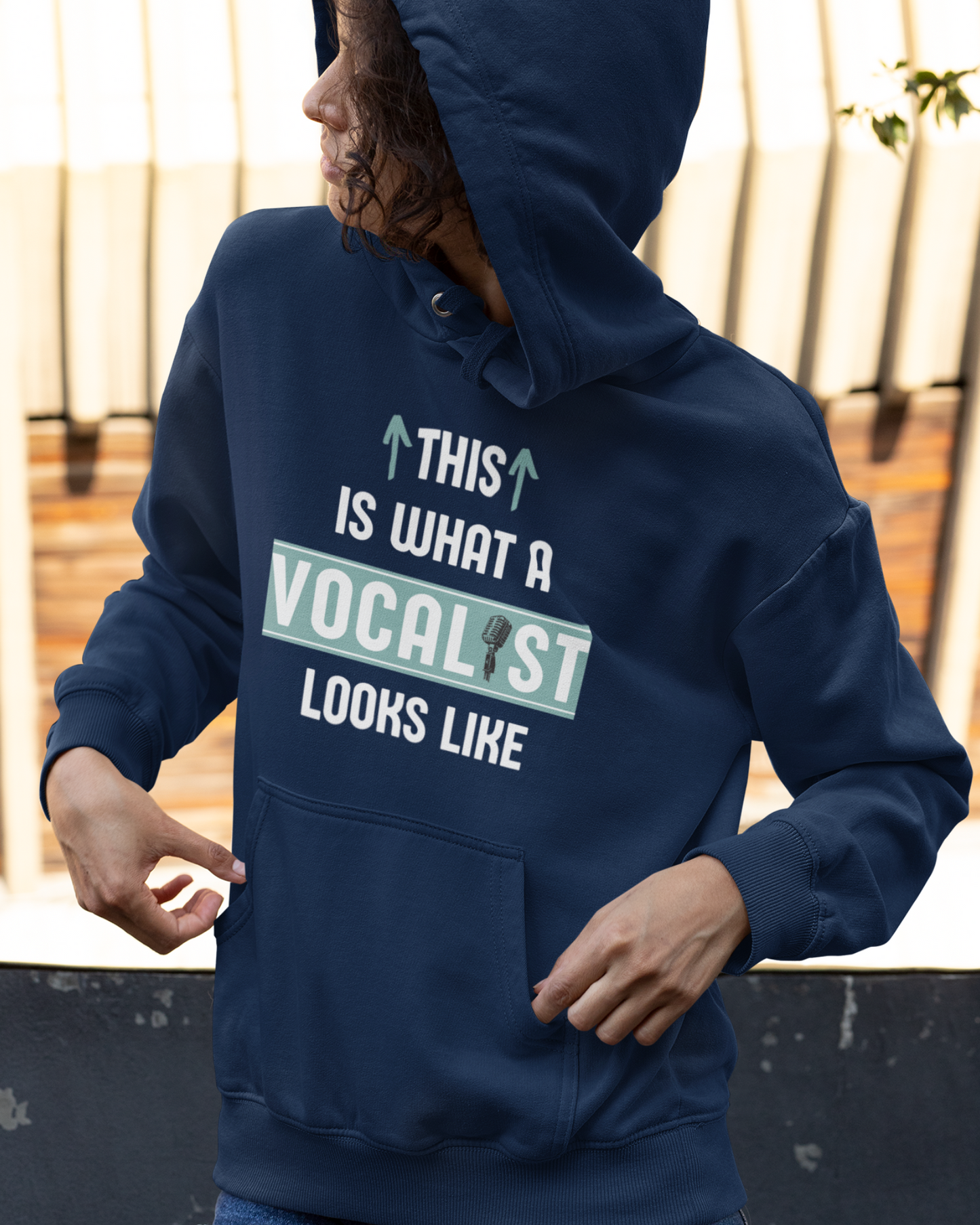 This is what a Vocalist looks like | Men's Hoodie
