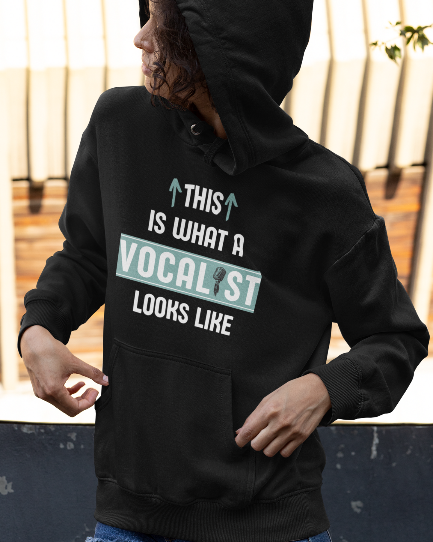 This is what a Vocalist looks like | Men's Hoodie