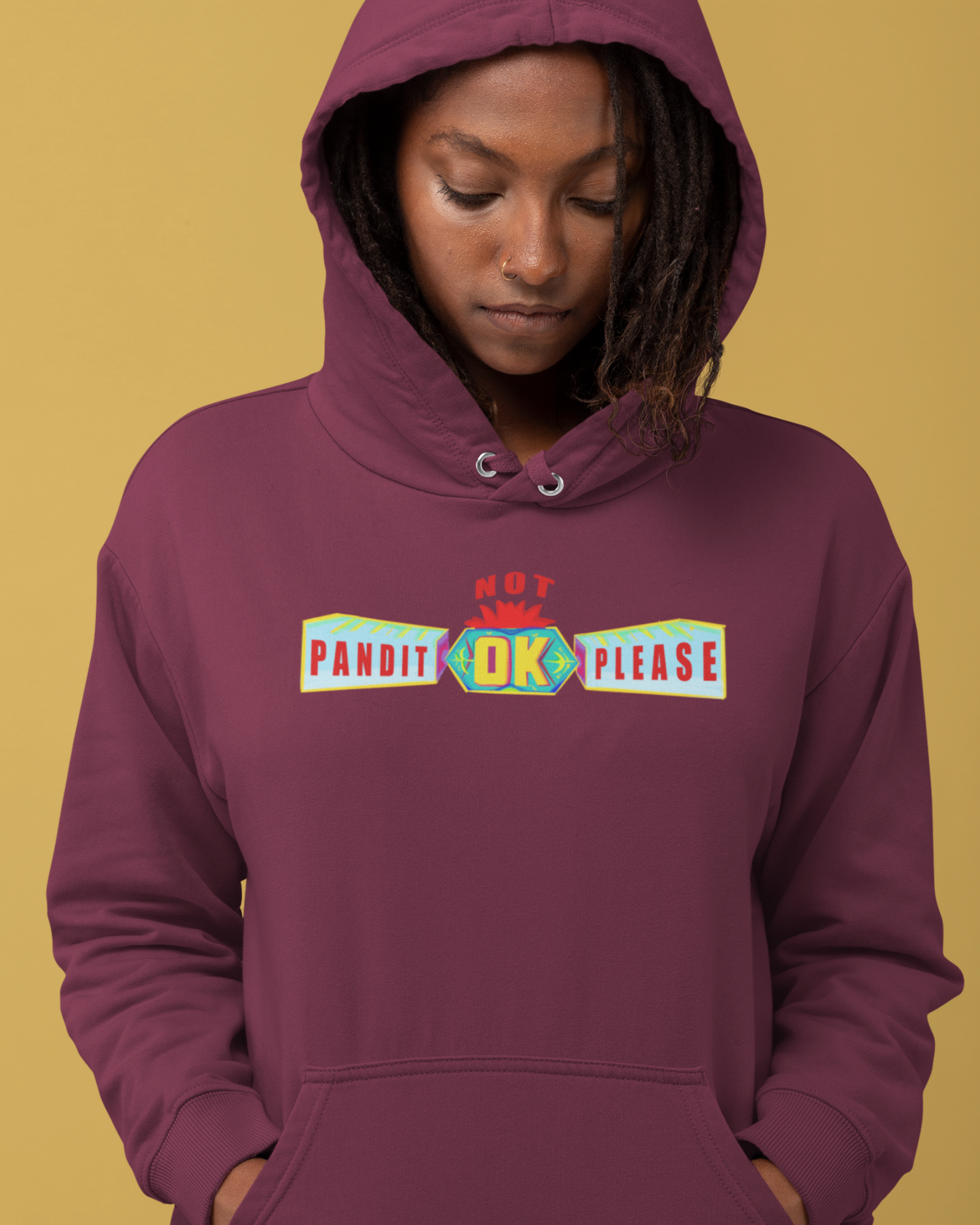 Pandit NOT OK please | Men's Hoodie