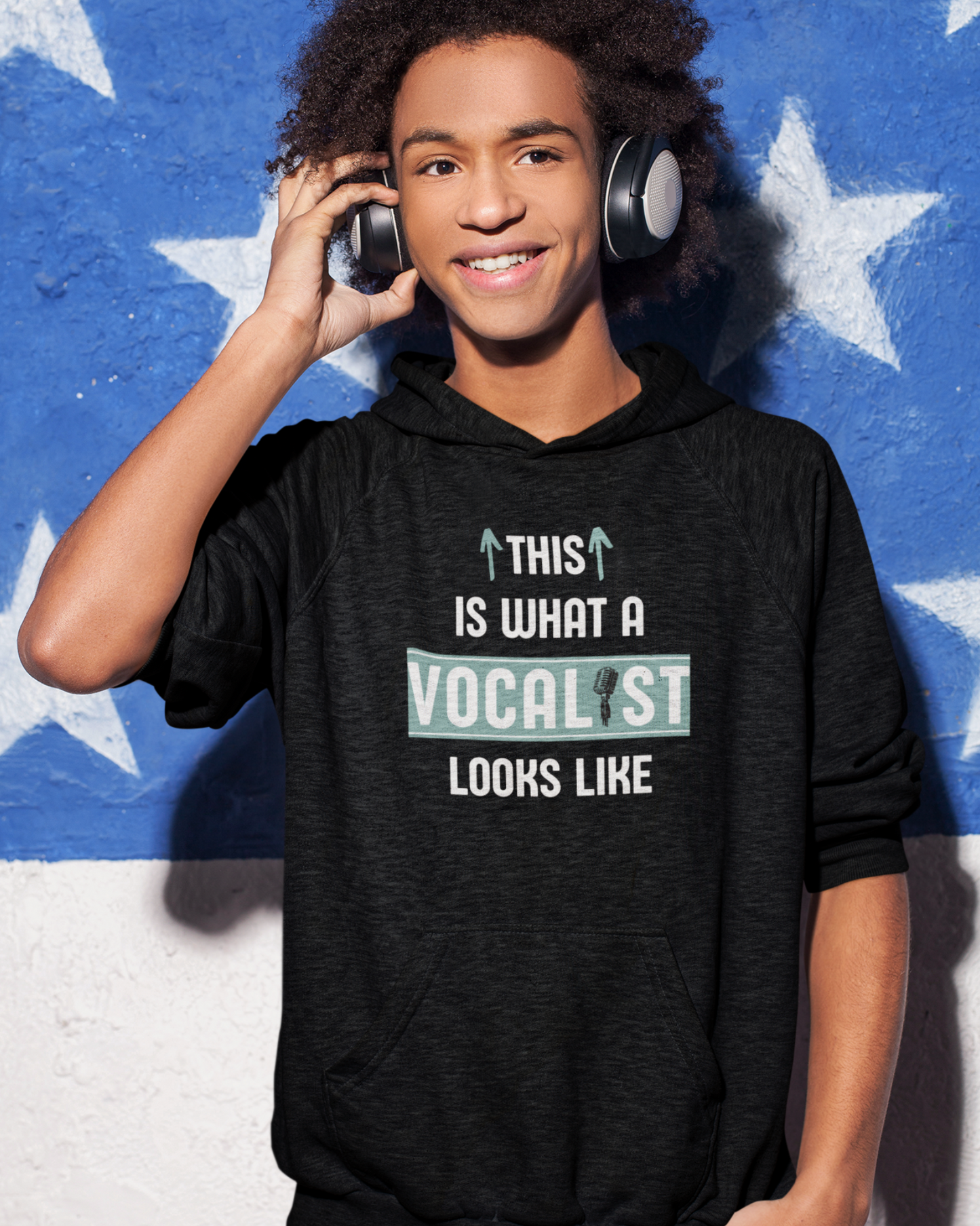 This is what a Vocalist looks like | Men's Hoodie