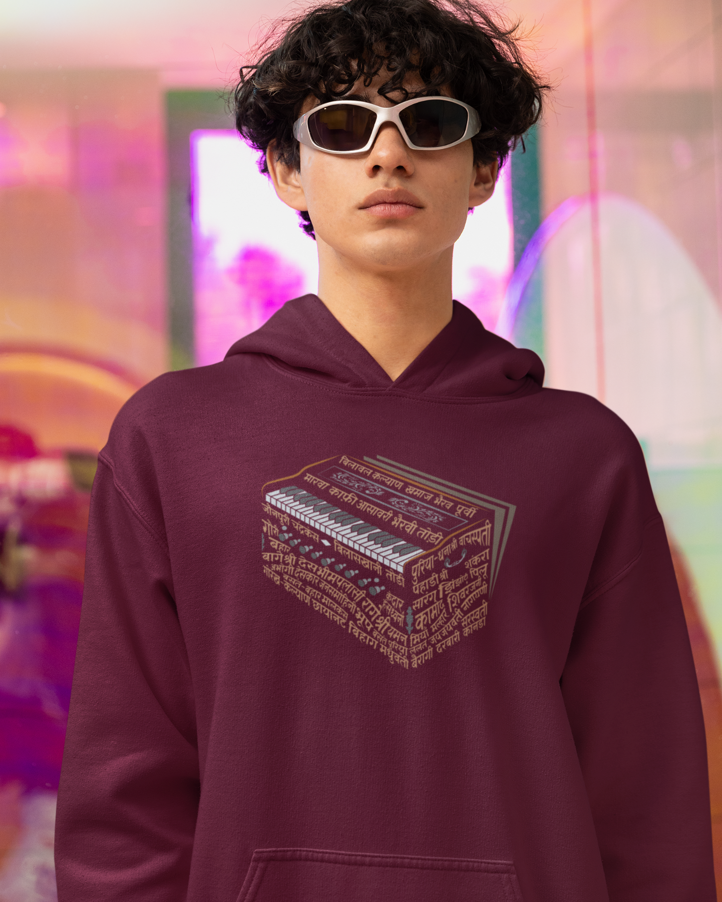 Raagdari ~ Harmonium | Men's Hoodie