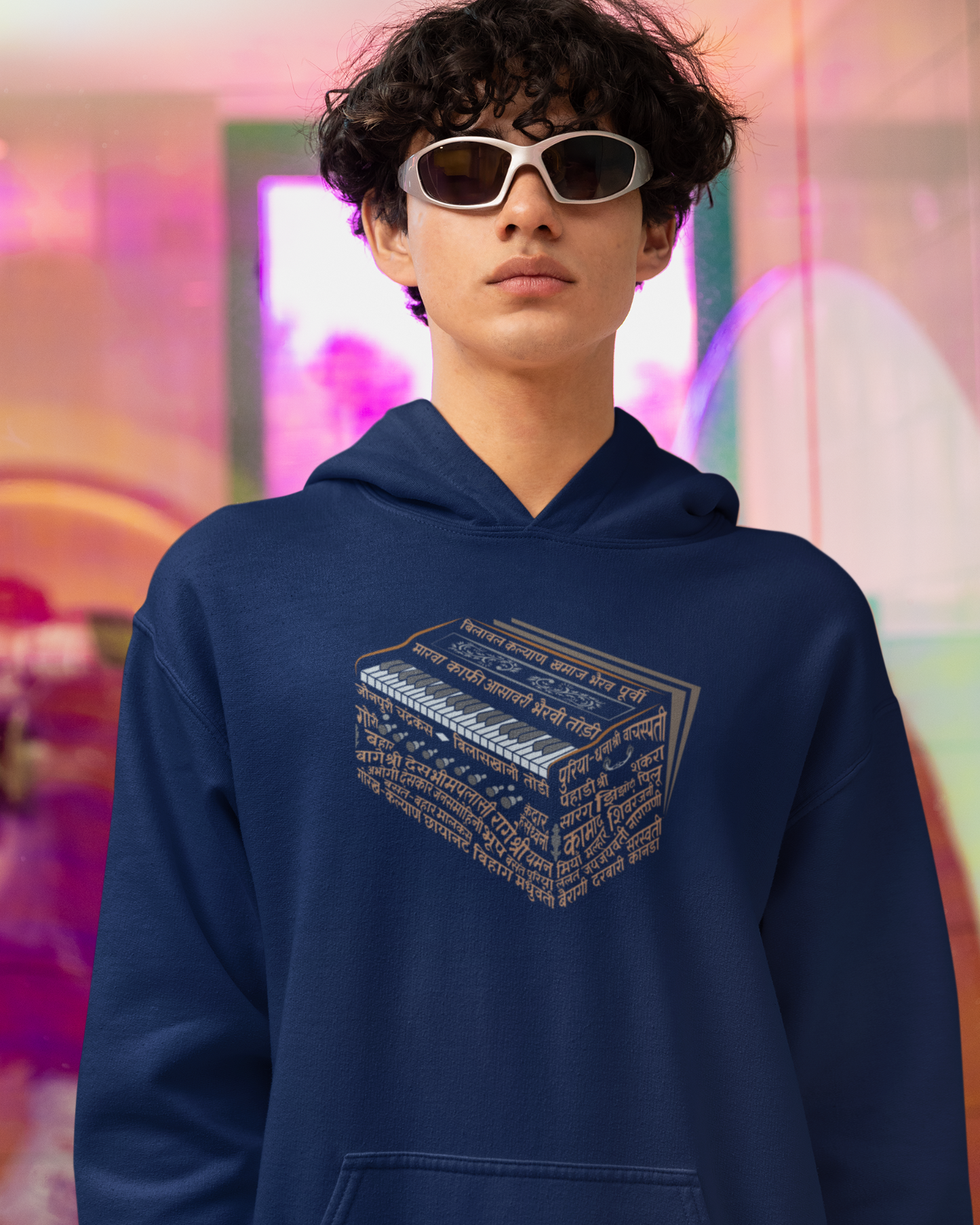 Raagdari ~ Harmonium | Men's Hoodie