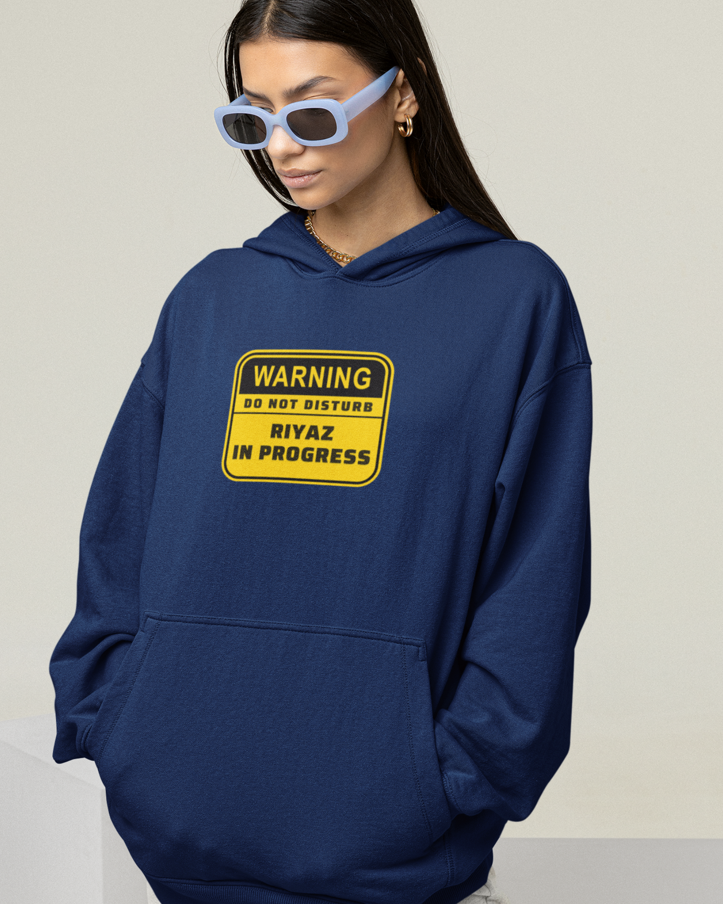 Warning! Riyaz in progress | Men's Hoodie