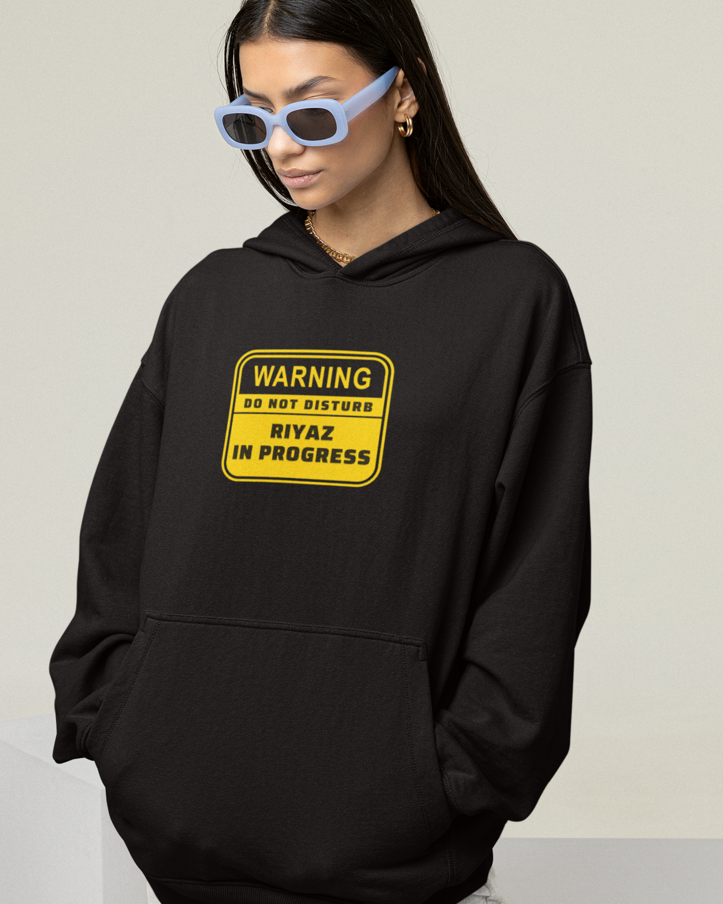 Warning! Riyaz in progress | Men's Hoodie