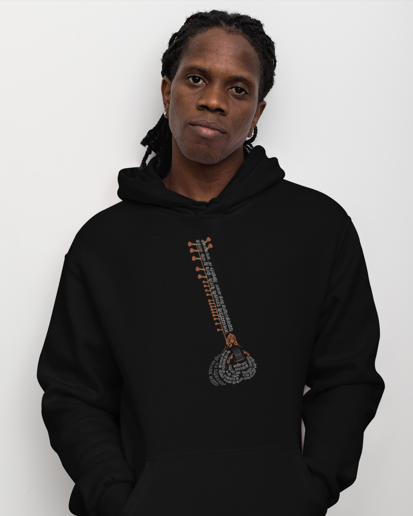 Raagdari ~ Sitar | Men's Hoodie