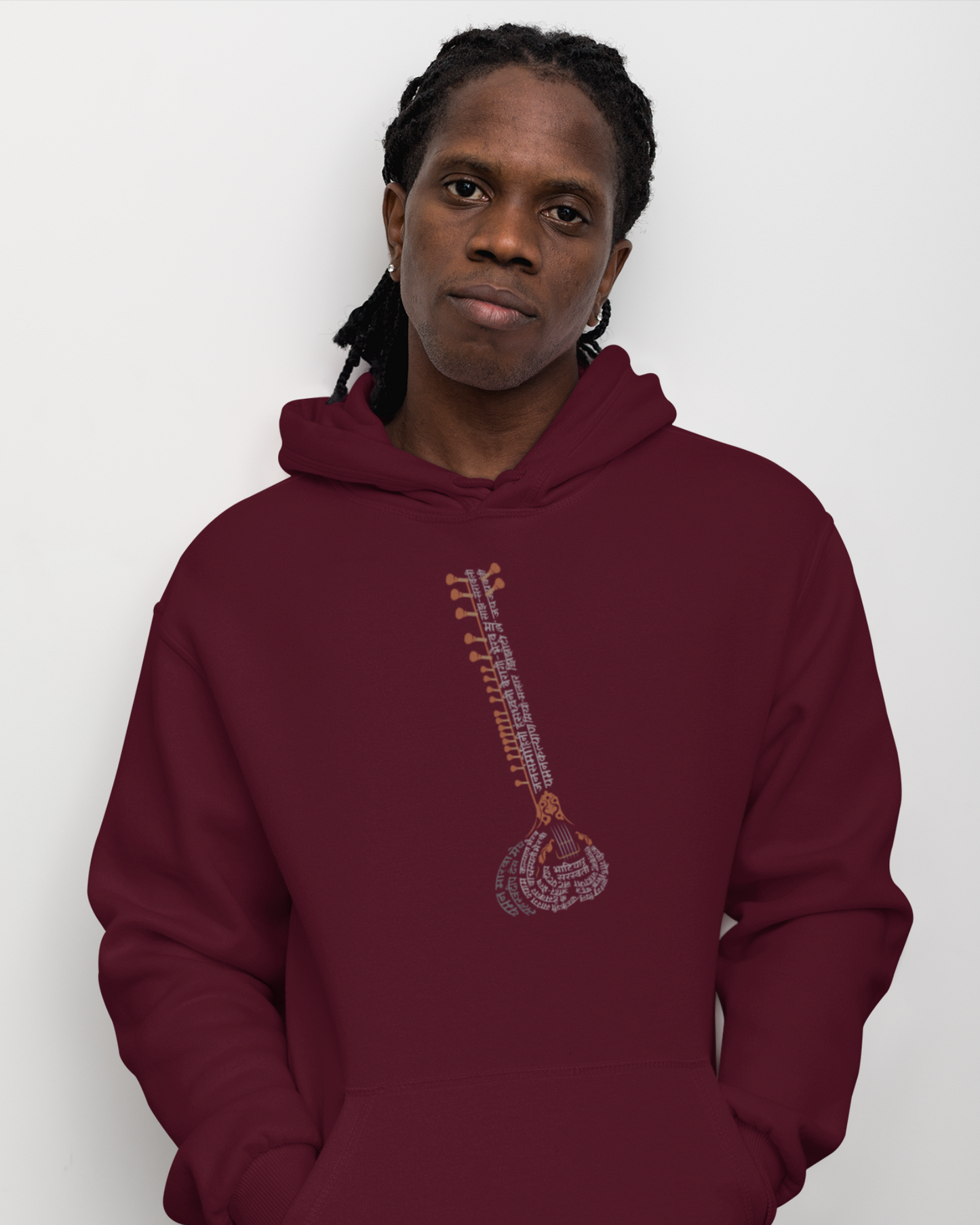 Raagdari ~ Sitar | Men's Hoodie