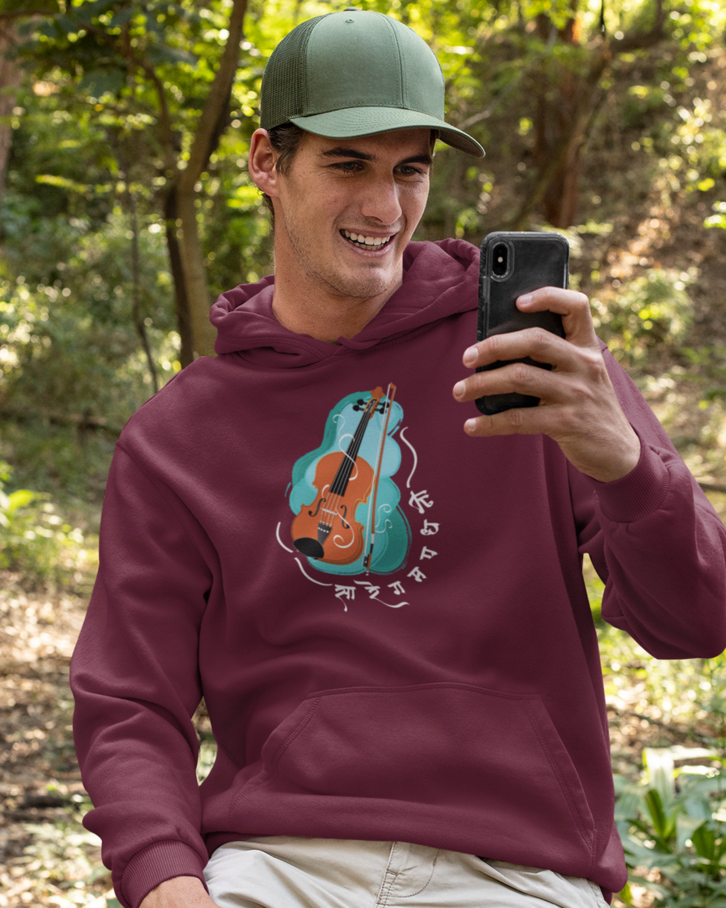 Violin, the musical storyteller | Men's Hoodie