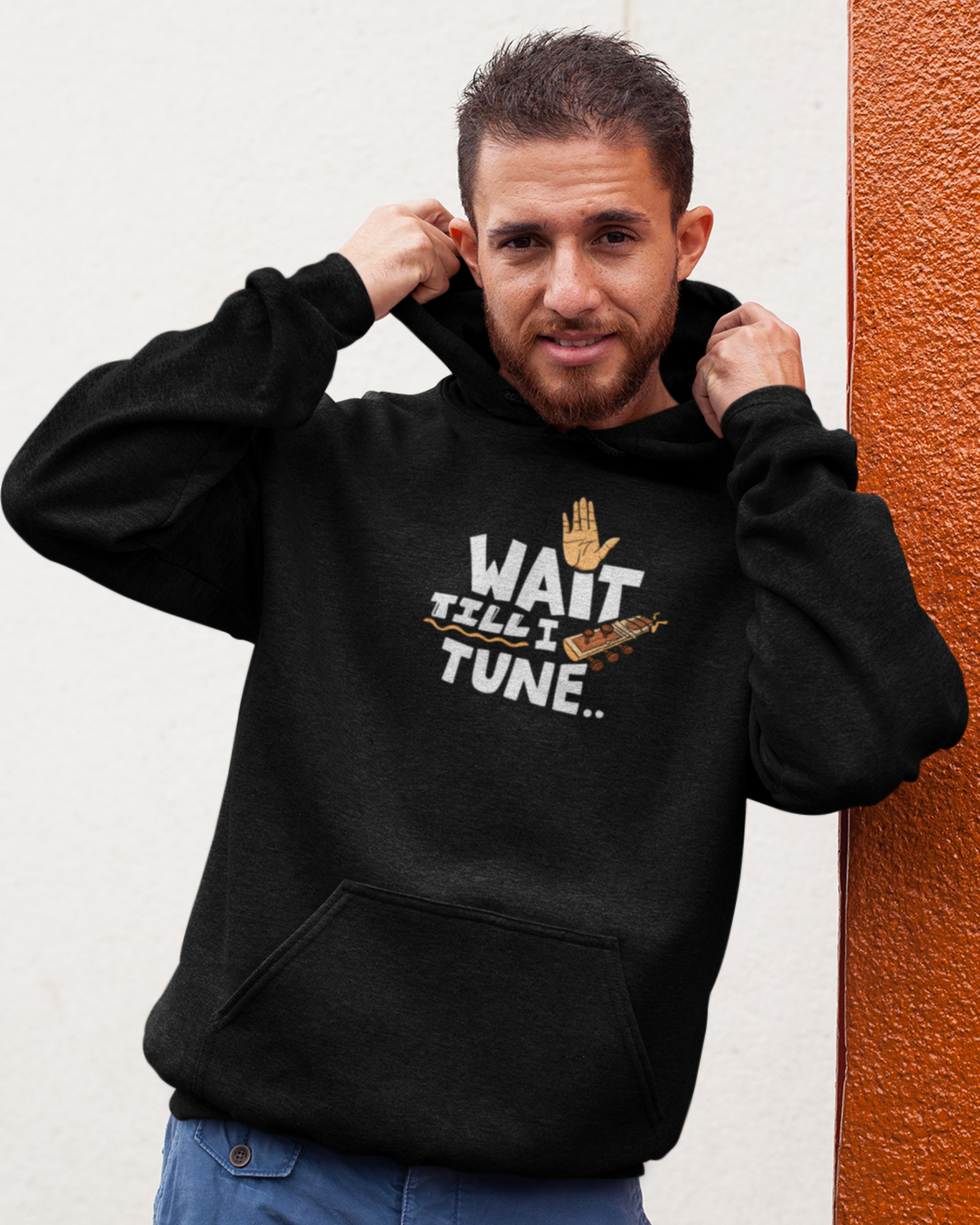 Wait till I tune ~ Sitar | Men's Hoodie