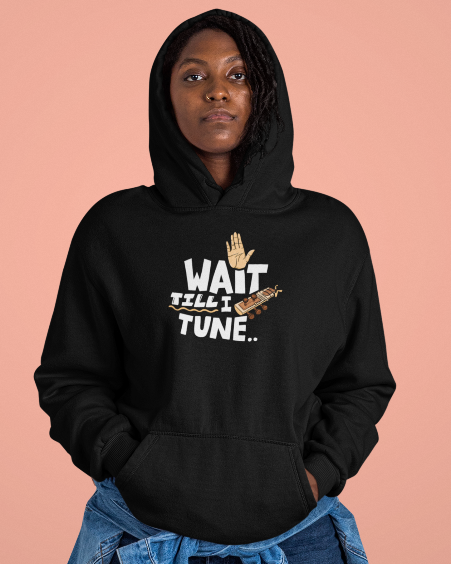 Wait till I tune ~ Sitar | Men's Hoodie