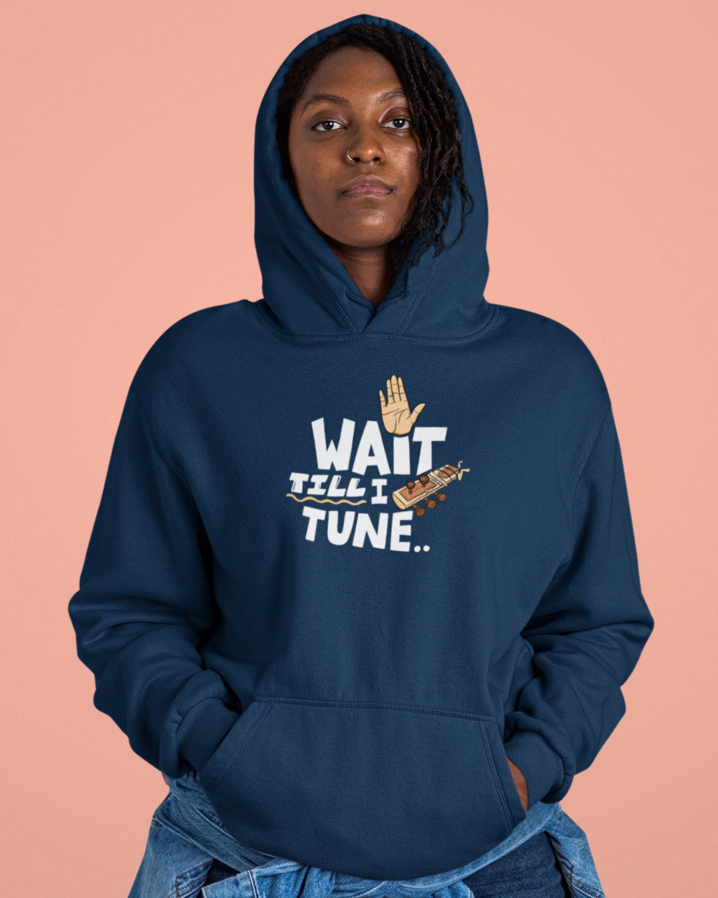 Wait till I tune ~ Sitar | Men's Hoodie