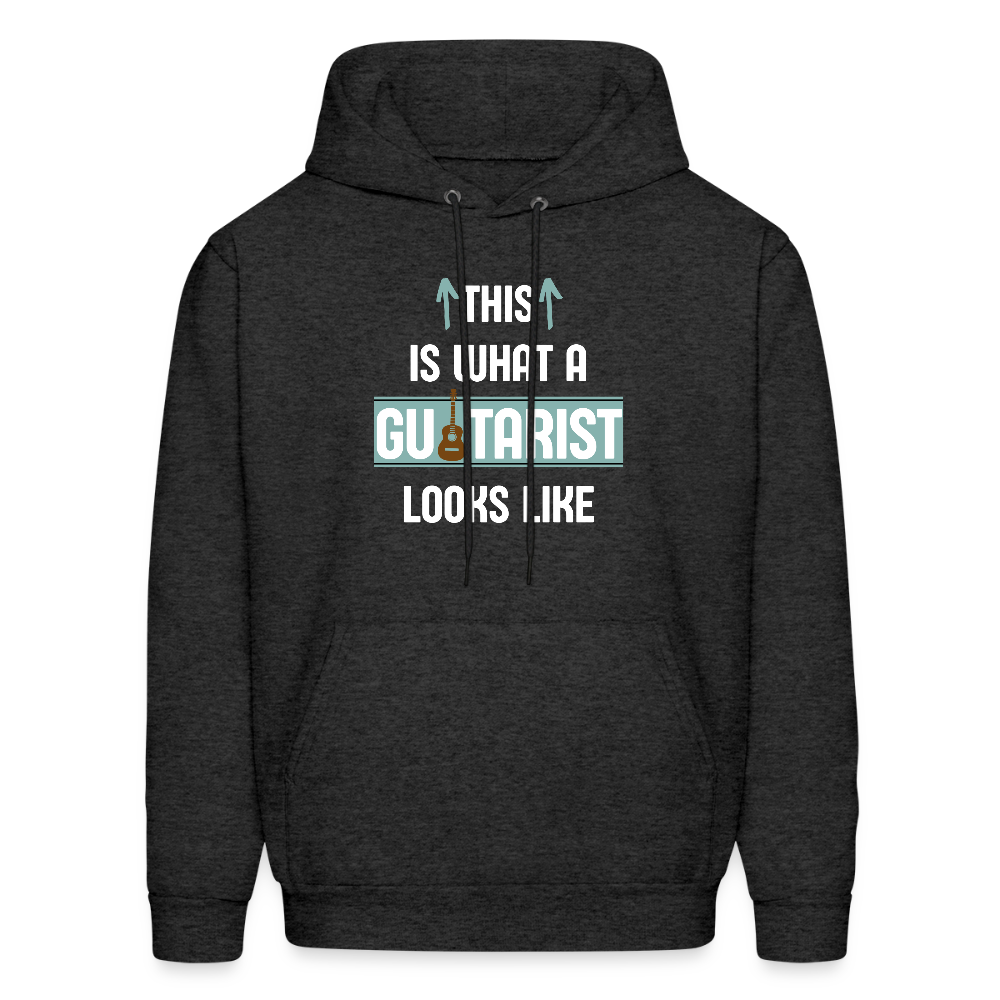 This is what a Guitarist looks like | Men's Hoodie - charcoal grey