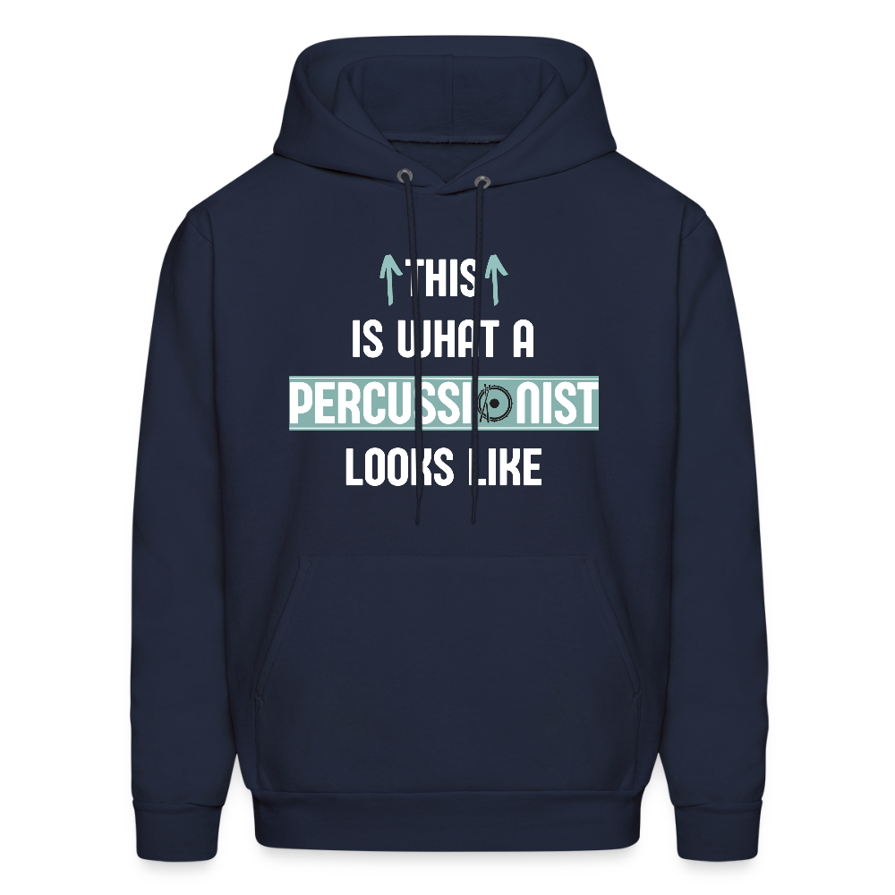 This is what a Percussionist looks like | Men's Hoodie - navy