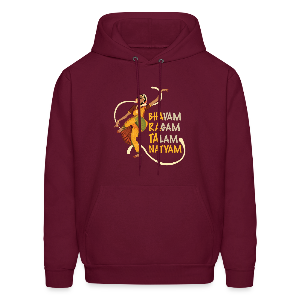 Bharatnatyam | Men's Hoodie - burgundy