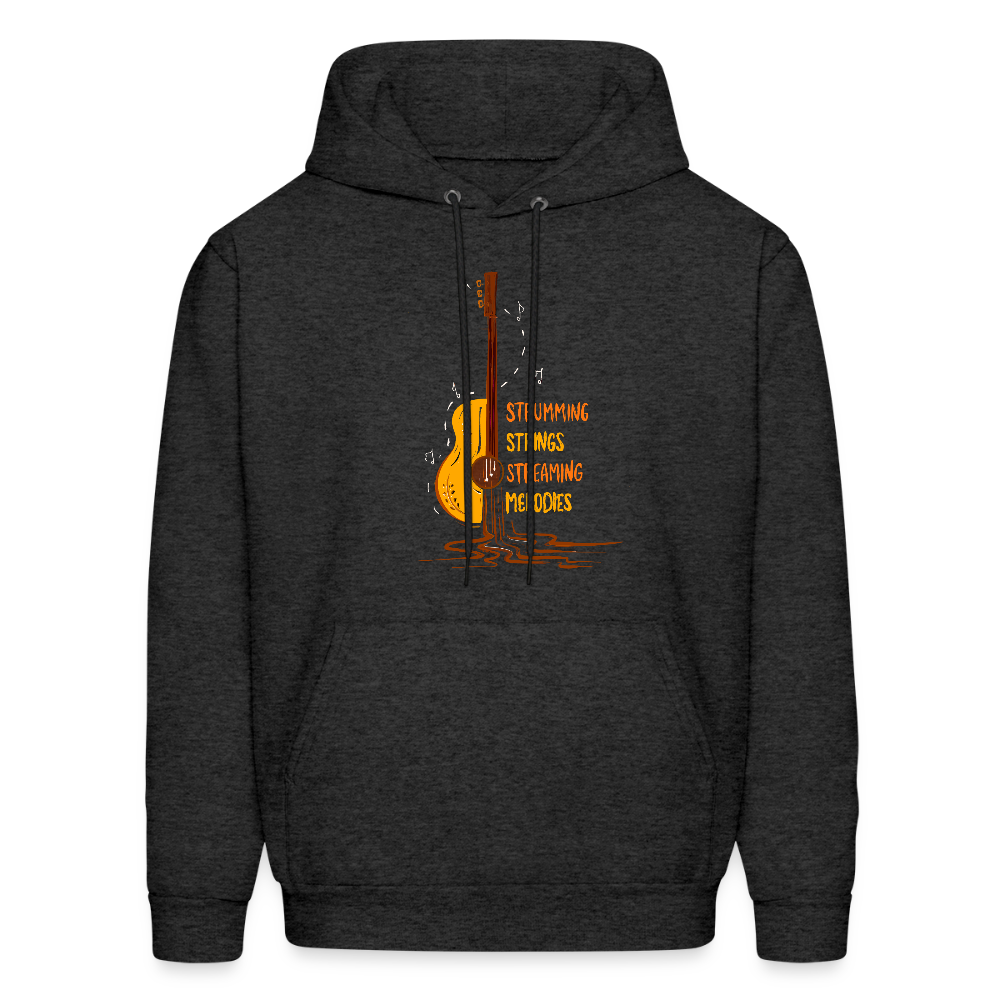 Streaming Melodies | Men's Hoodie - charcoal grey