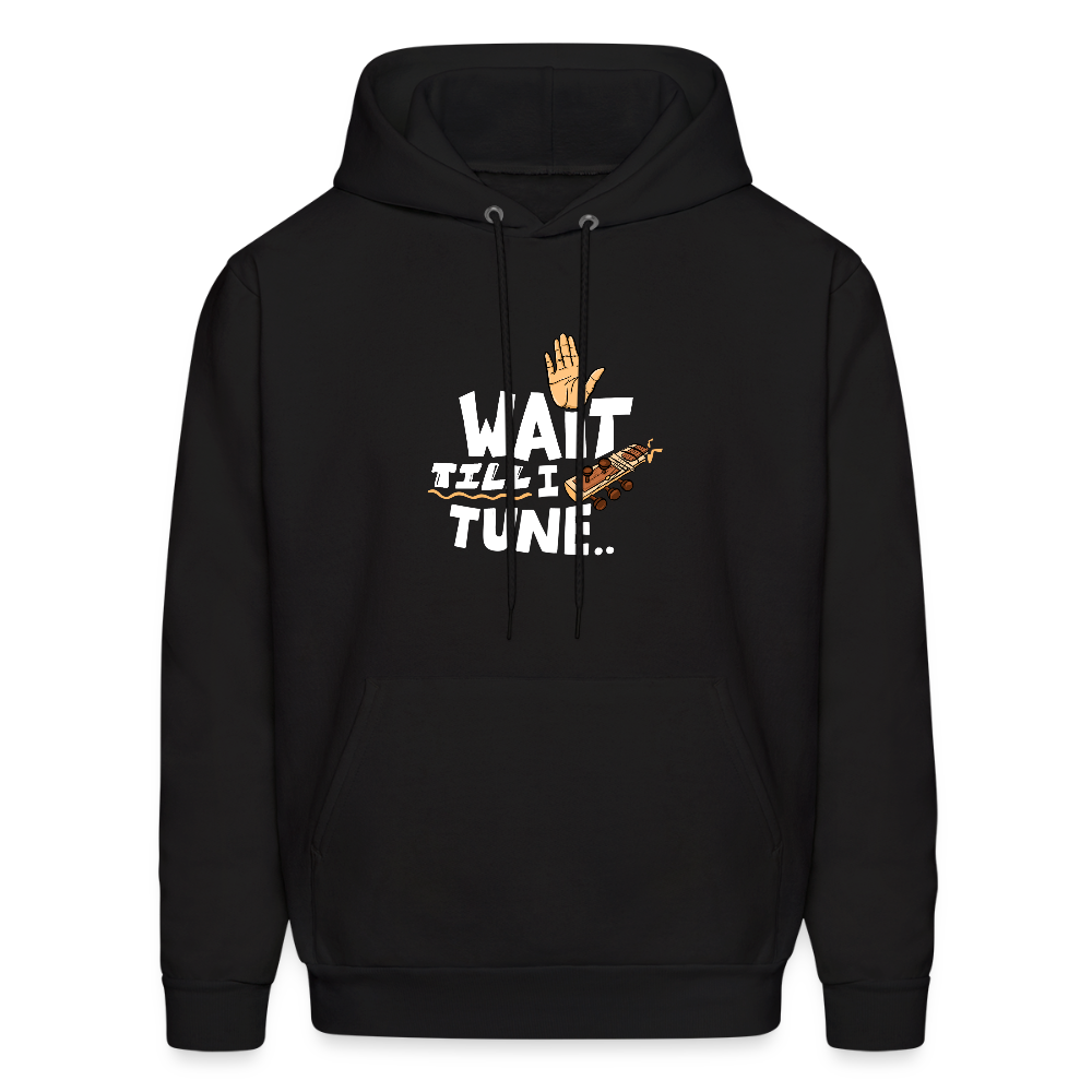Wait till I tune ~ Sitar | Men's Hoodie - black