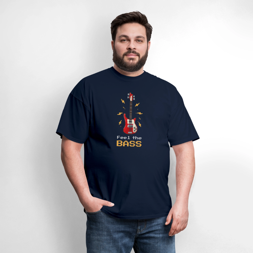 Feel the Bass! | Unisex Classic T-Shirt - navy