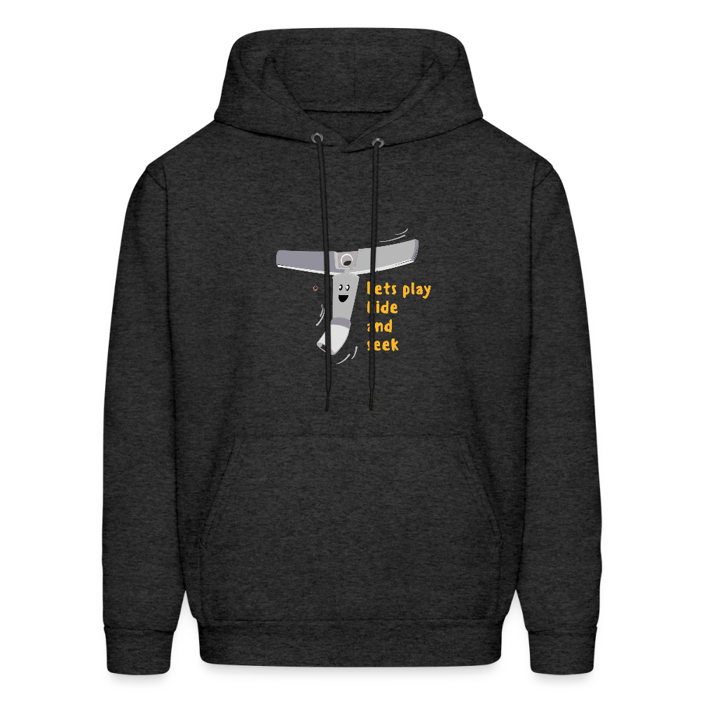 Hide and Seek | Men's Hoodie - charcoal grey