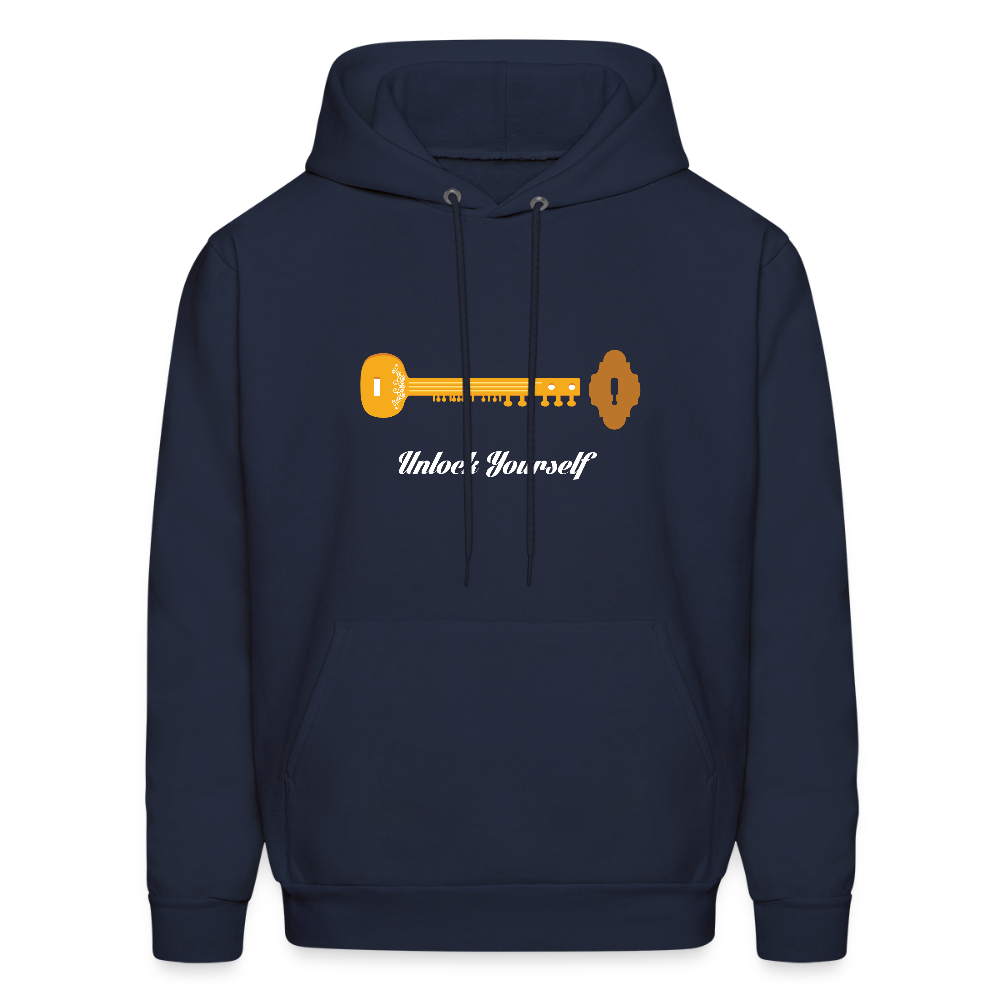 Unlock Yourself - Sitar | Men's Hoodie - navy