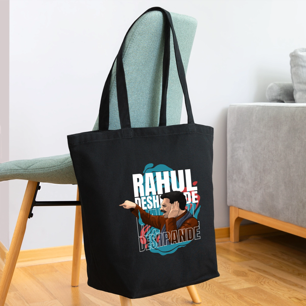 Rahul Deshpande | Cotton Tote Bag - black