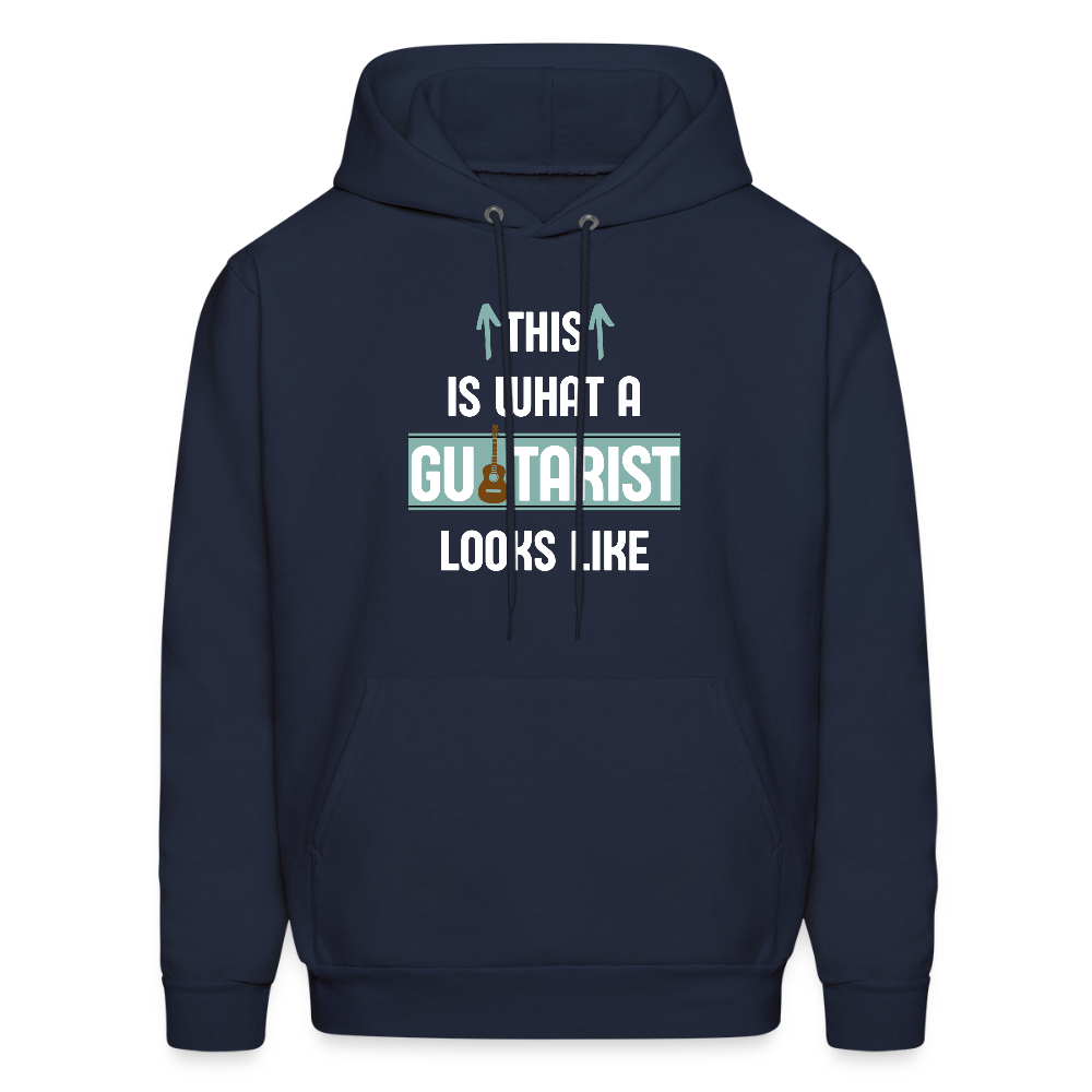 This is what a Guitarist looks like | Men's Hoodie - navy