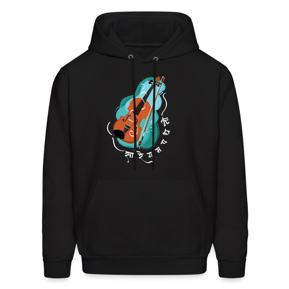 Violin, the musical storyteller | Men's Hoodie - black