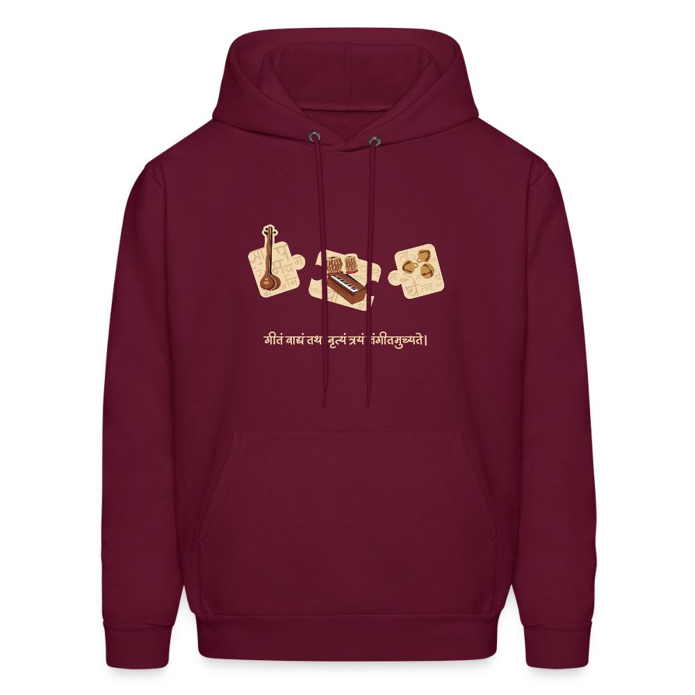 Sangeet | Men's Hoodie - burgundy