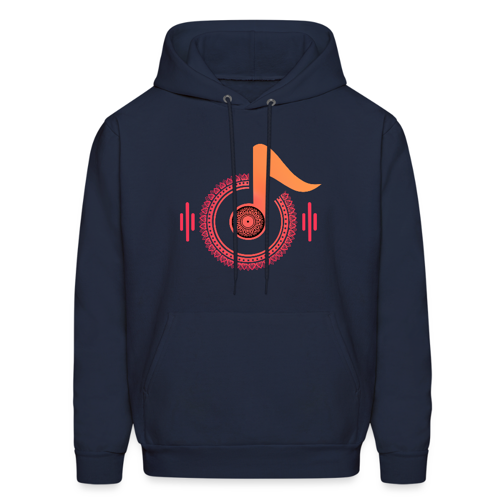 Melodic Mandala | Men's Hoodie - navy