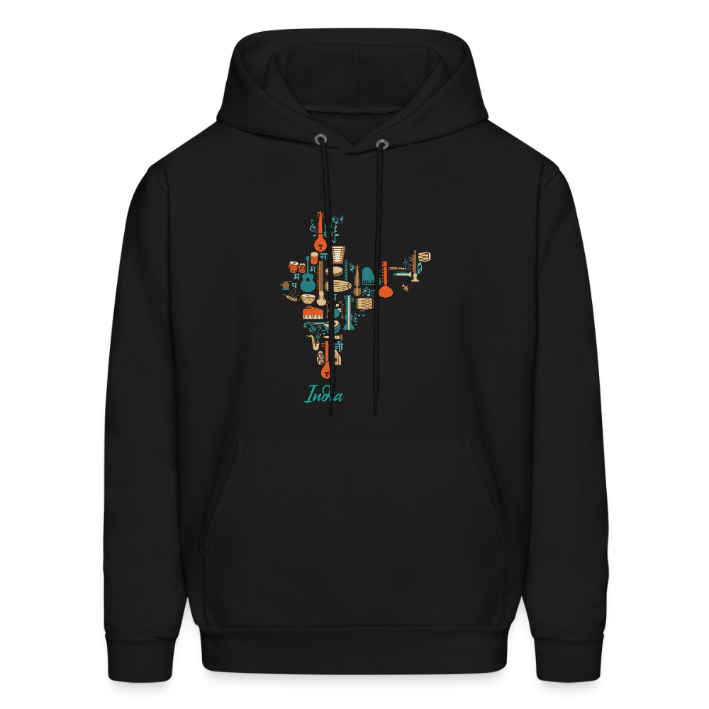 Music of INDIA | Men's Hoodie - black