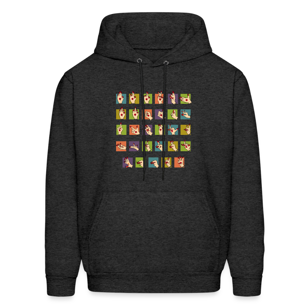 Hasta Harmony | Men's Hoodie - charcoal grey
