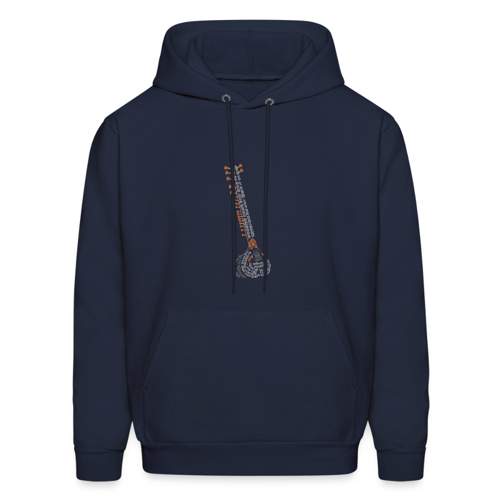 Raagdari ~ Sitar | Men's Hoodie - navy
