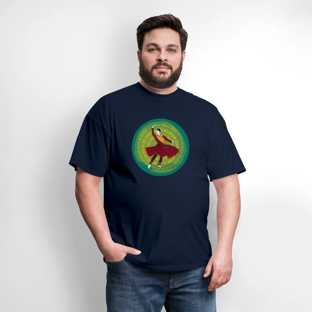 Dhan Taan Dha ~ Kathak | Unisex Classic T-Shirt - navy