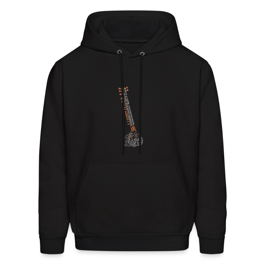 Raagdari ~ Sitar | Men's Hoodie - black