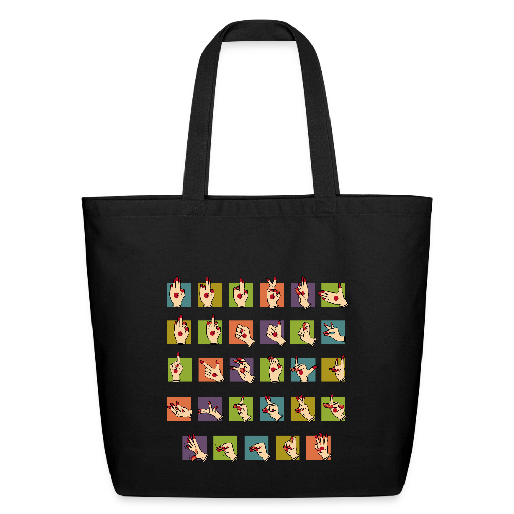 Hasta Harmony | Eco-Friendly Cotton Tote - black