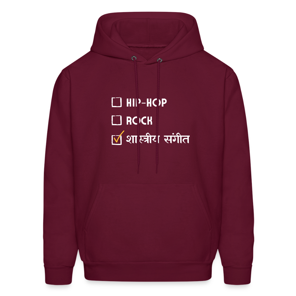 Shastriya Sangeet | Men's Hoodie - burgundy