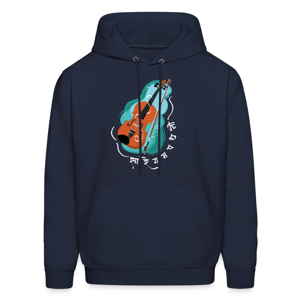 Violin, the musical storyteller | Men's Hoodie - navy