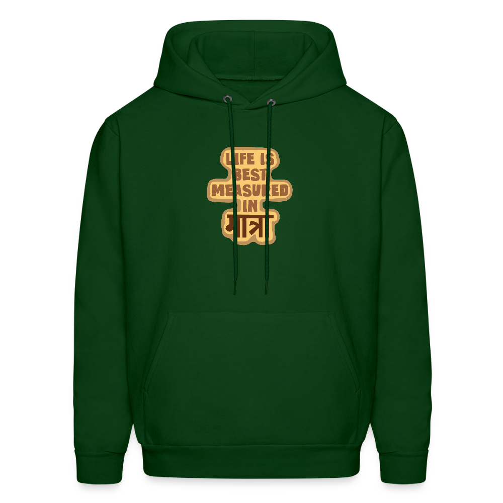 Life measured in MATRA | Men's Hoodie - forest green