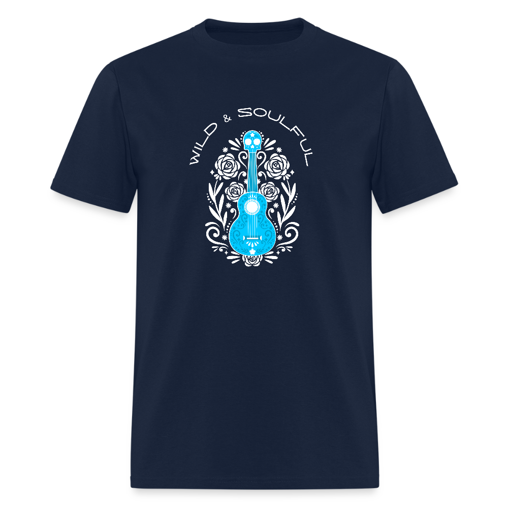 Wild & Soulful Guitar | Unisex Classic T-Shirt - navy