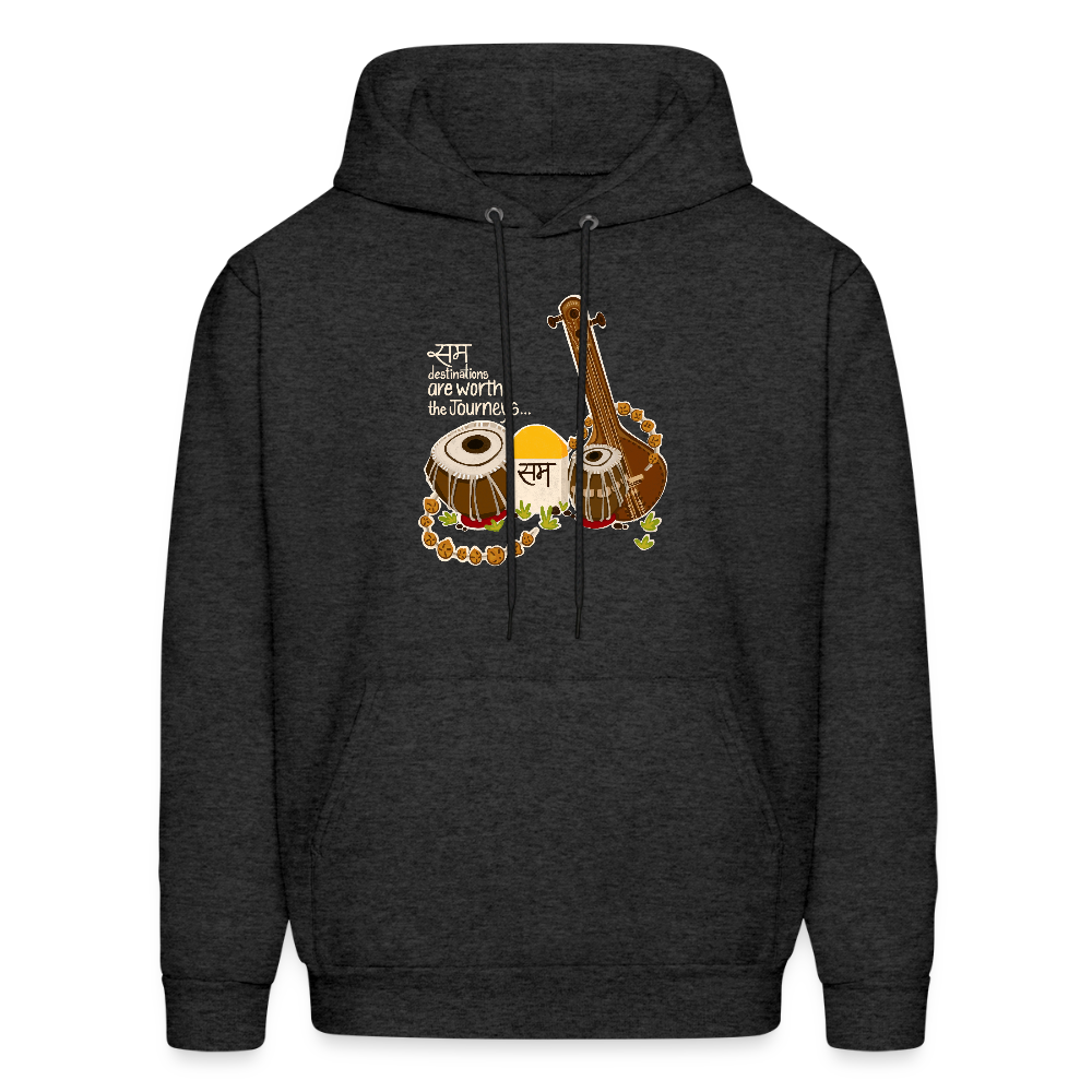 SAM, the ultimate destination! | Men's Hoodie - charcoal grey