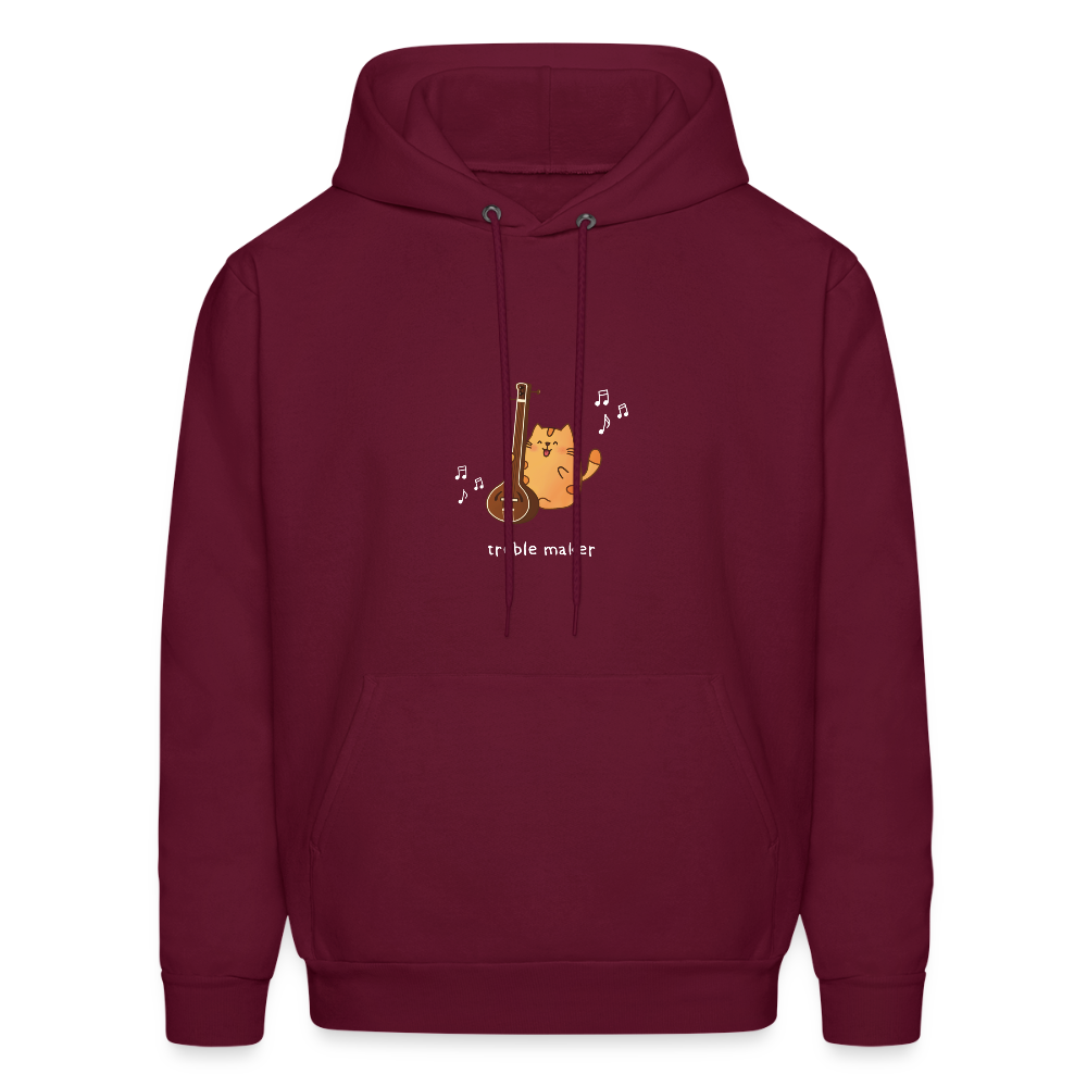 SWARU and the TANPURA | Men's Hoodie - burgundy