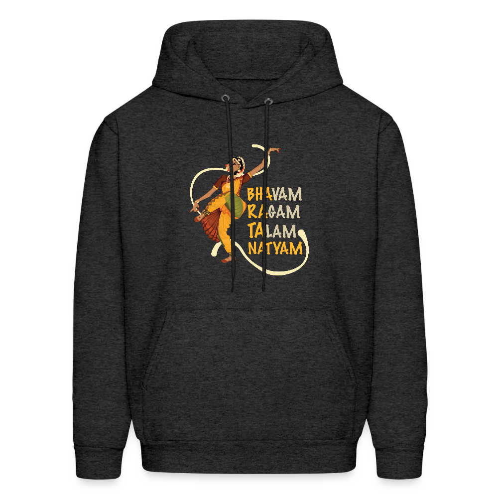 Bharatnatyam | Men's Hoodie - charcoal grey