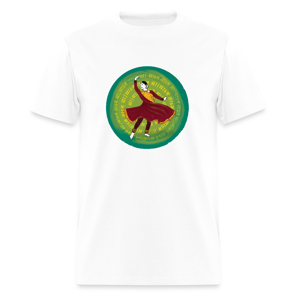 Dhan Taan Dha ~ Kathak | Unisex Classic T-Shirt - white