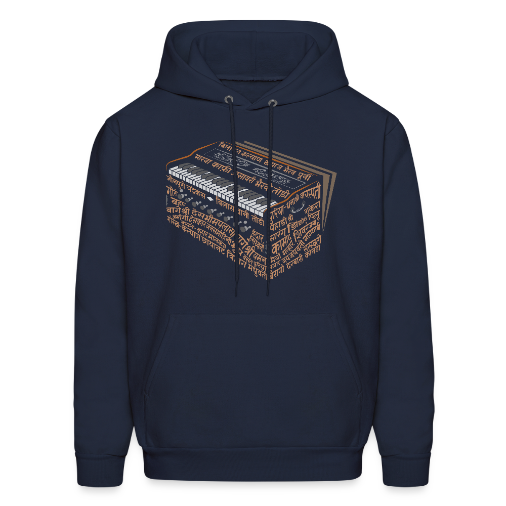 Raagdari ~ Harmonium | Men's Hoodie - navy