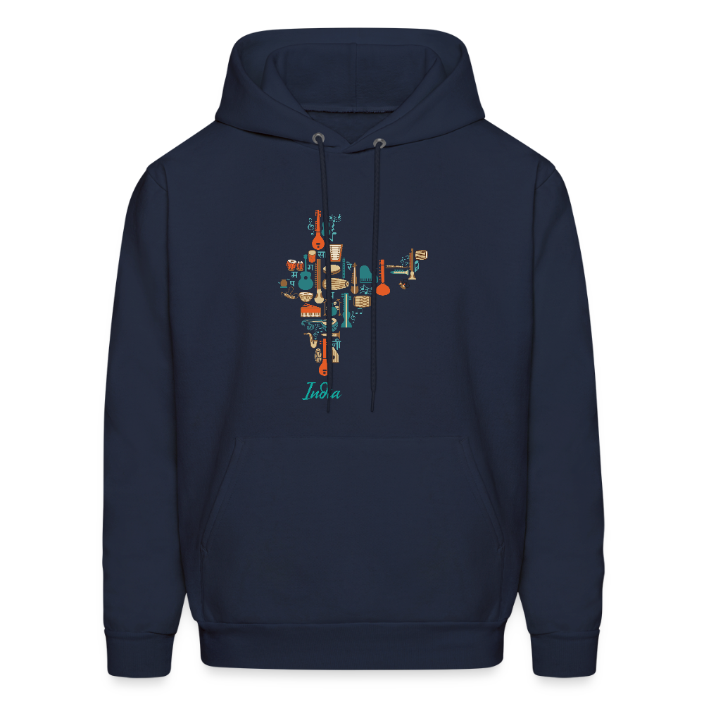 Music of INDIA | Men's Hoodie - navy